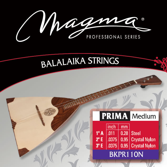[BKPR110S] Encordado Magma Balalaika Prima Medium Acero (BKPR110S) 1 Set